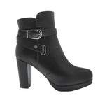 Botas de tacón Geneva para mujer color negro