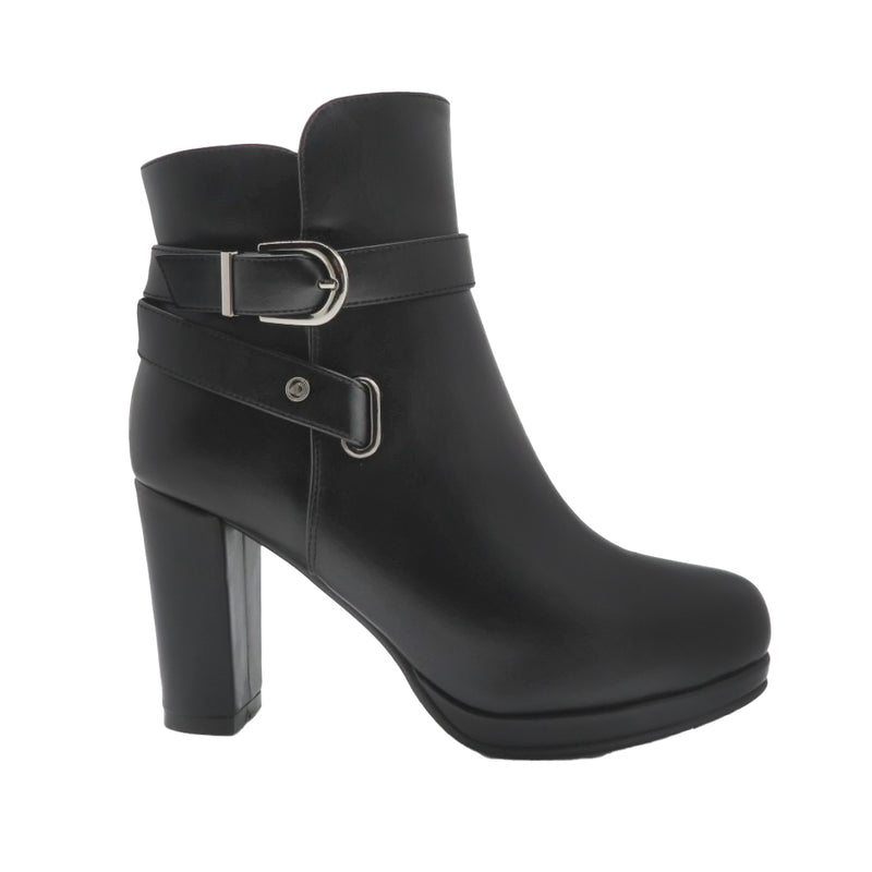 Botas de tacón Geneva para mujer color negro