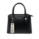 Cartera satchel Mae para mujer color negro