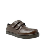 Zapatos escolares Edo para niño color café