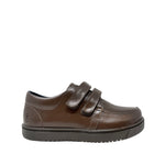 Zapatos escolares Edo para niño color café