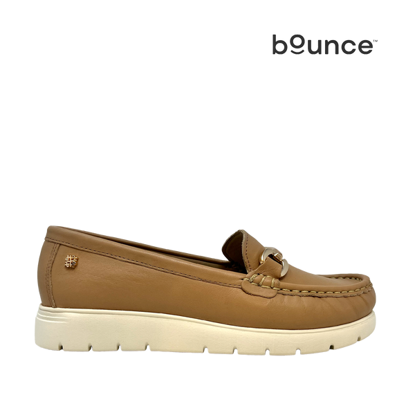 Mocasines Lizzy para mujer color beige
