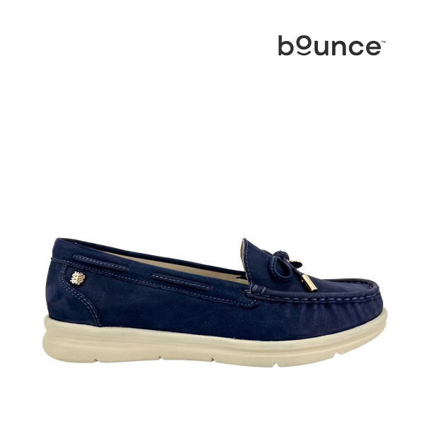 Mocasines Raque para mujer color navy