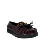 Mocasines Astrid para mujer color burgundy