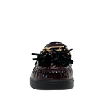Mocasines Astrid para mujer color burgundy