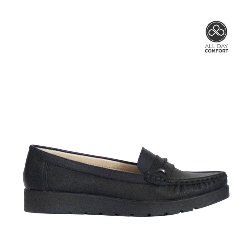 Mocasines Andrea negro para Mujer