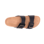 Sandalias flats Berkeley negro para Mujer