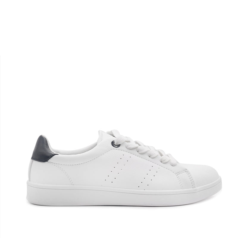 Sneakers Kayla color blanco con navy