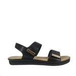 Sandalias flats Carlota negro para Mujer