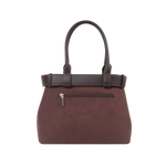Cartera satchel Kaya para mujer color café