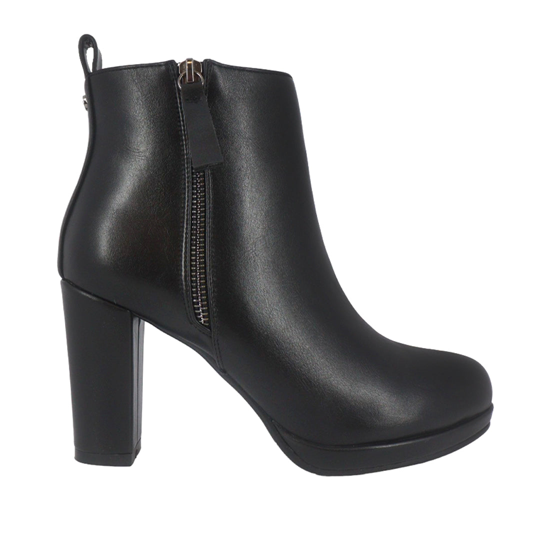 Botines de tacón Jackie color negro para mujer