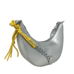 Cartera Ode color plateado