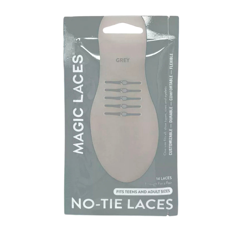 Cintas No Tie Elastic Laces Adults color gris
