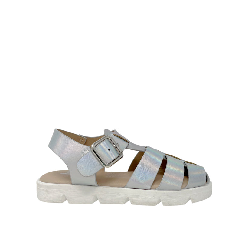 Sandalias Tally color plateado