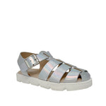 Sandalias Tally color plateado