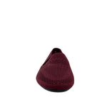 Flats Bamba para mujer color burgundy
