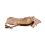 Tacones slingback Sydney para mujer color nude