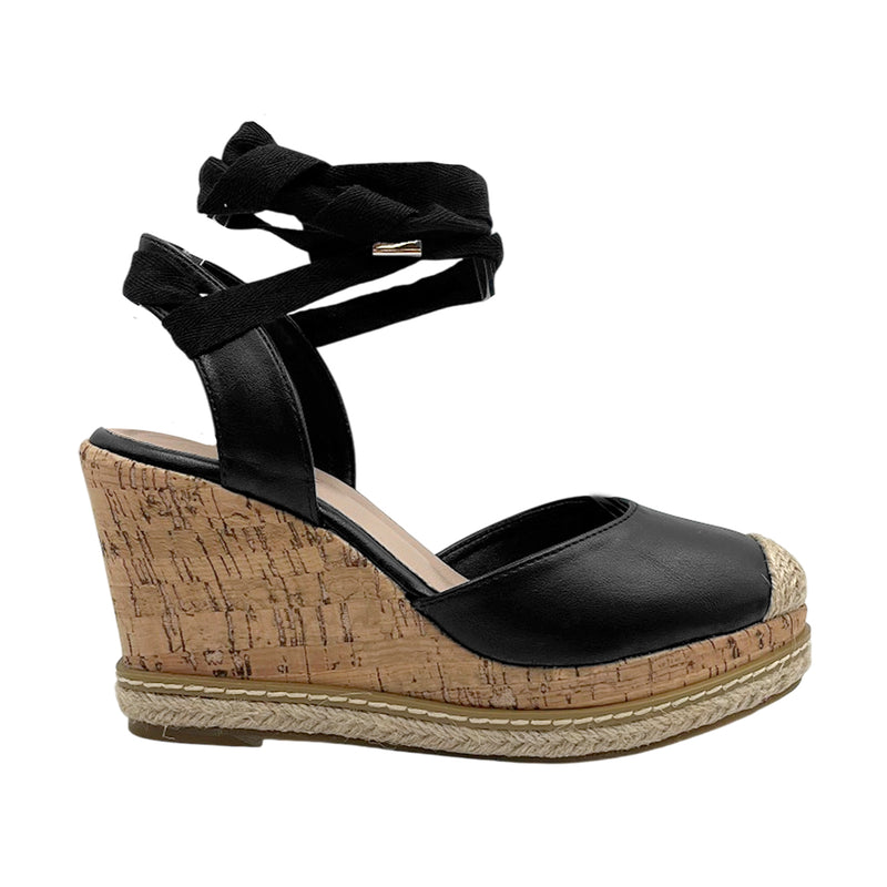 Alpargatas Kaylee para mujer color negro