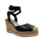 Alpargatas Kaylee para mujer color negro