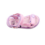 Sandalias Minnie para niña color rosado