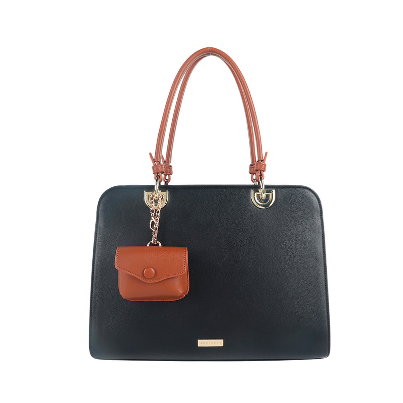 Cartera Violeta color negro
