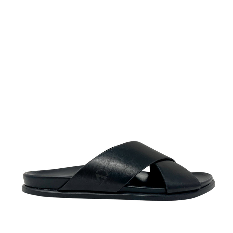 Sandalias slip on Virgil para hombre color negro