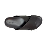 Sandalias slip on Virgil para hombre color café