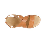 Sandalias de plataforma Elis para mujer color tan