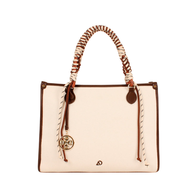Cartera tote Alex para mujer color blanco