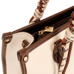 Cartera tote Alex para mujer color blanco