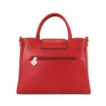 Cartera satchel Edel para mujer color rojo