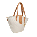 Cartera tote Becket para mujer color hueso