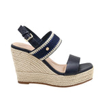 Sandalias de cuña Dianna para mujer color marino
