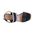 Sandalias de cuña Dianna para mujer color marino
