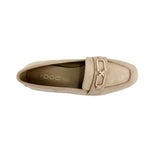 Mocasines Benitto para mujer color beige