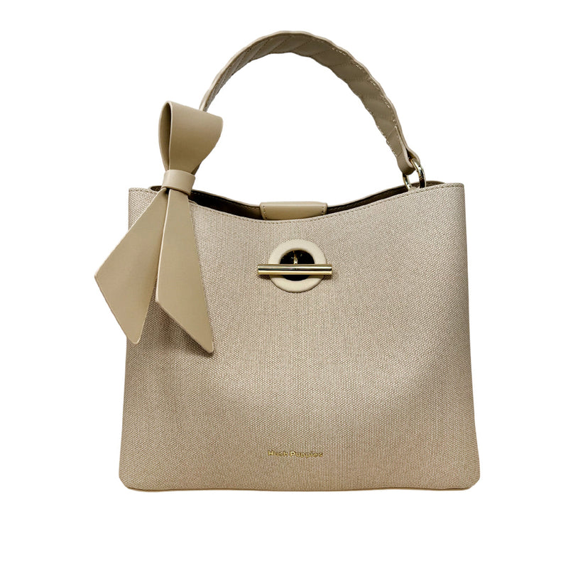 Cartera Cammy beige para mujer