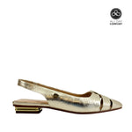 Balerinas slingback Argelia para mujer color dorado