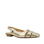 Balerinas slingback Argelia para mujer color dorado