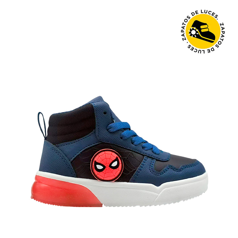 Sneakers Spider para niño color navy