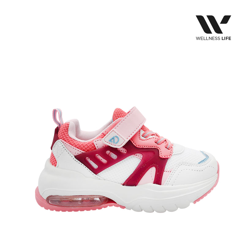 Tennis Gwin para niña color rosado