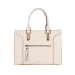 Cartera tote Hailey para mujer color hueso