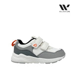 Tennis Kael para niño color gris y blanco