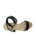 Sandalias de cuña Porcha para mujer color negro