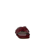 Sandalias slip on Dariana para mujer color vino