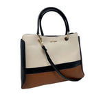 Cartera tote Jade para mujer color beige