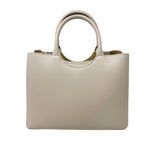 Cartera satchel Joy para mujer color beige