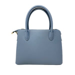 Cartera satchel Mae para mujer color celeste