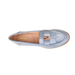 Mocasines Nisa para mujer color celeste