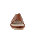 Sandalias flats Shasta para mujer color tan