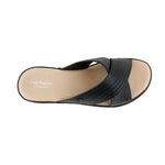 Sandalias flats Shasta para mujer color negro